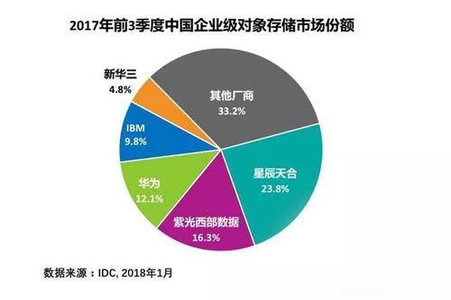 紫光西部數據躍居2017中國對象存儲市場第二，信息技術咨詢服務嶄露頭角